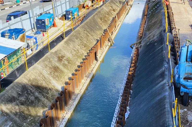 新加坡武吉知马水渠排水改善工程